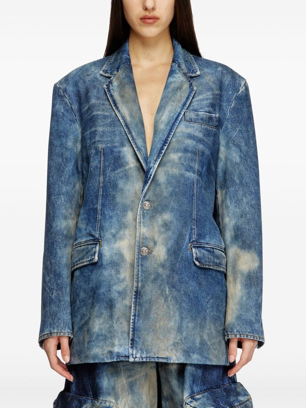 Single Breasted Denim Jacket