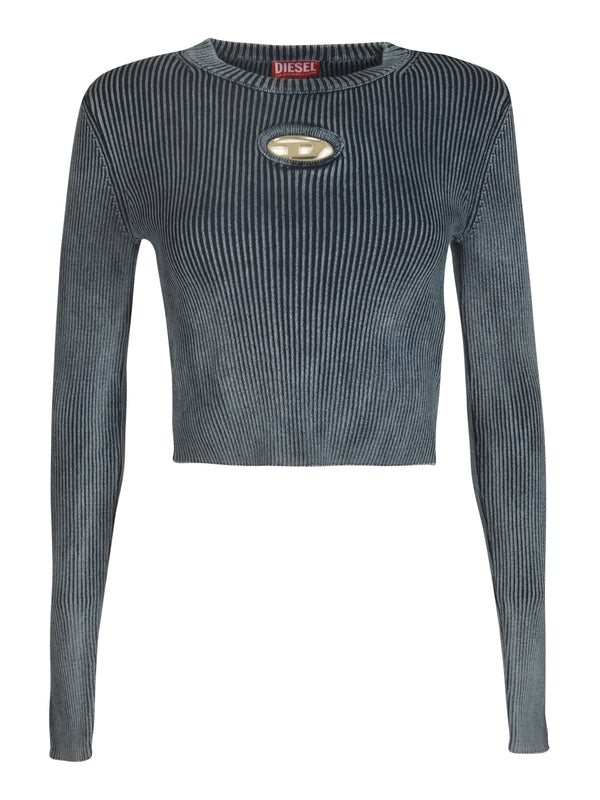 DIESEL - Anchor Metal Logo Knit - Jente