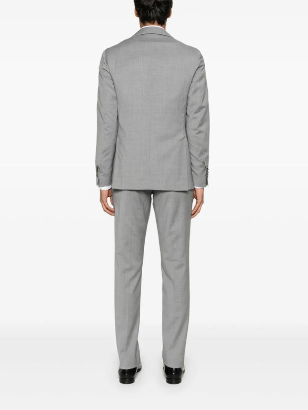 Single-Breasted Wool Suit Setup