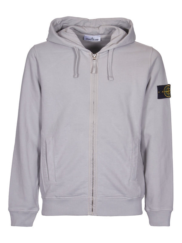 Wappen Patch Cotton Zip-Up Hoodie