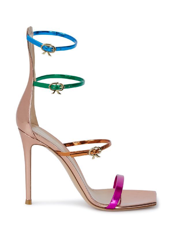 Uptown Multicolor Strappy Sandal
  Heel