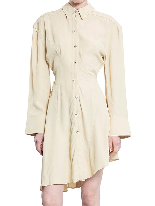 Bacless Shirt Dress