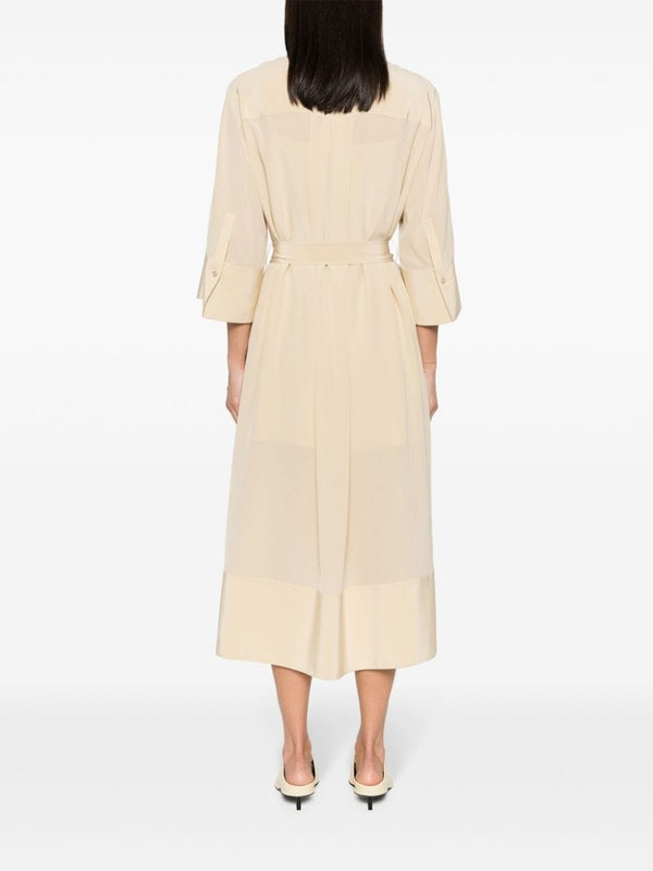 Darius Caralis Silk Shirt Dress