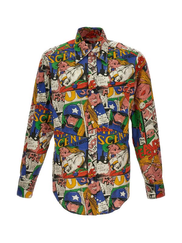 Comic Book Print Shirt