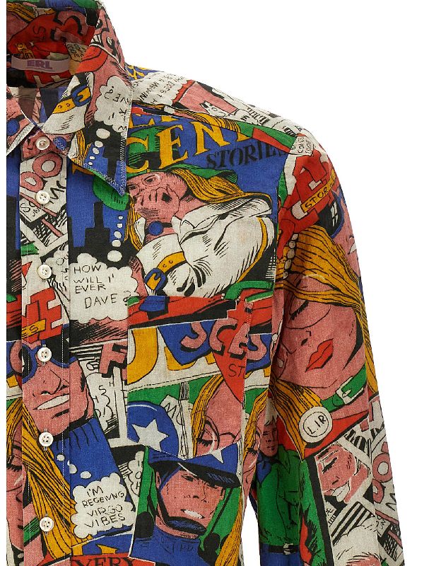 Comic Book Print Shirt