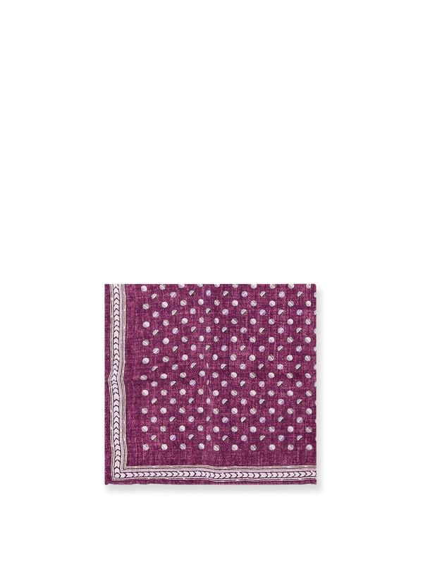 Graphic Pattern Silk Handkerchief