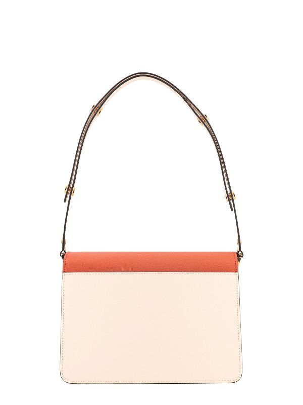 Bicolor Trunk Shoulder Bag