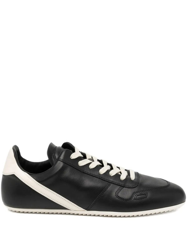 Rick Owens Black Low Top Sneakers