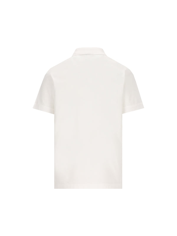 三角形贴片棉质 Polo 衫