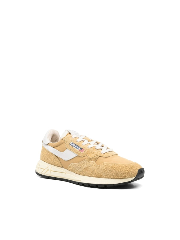 Autry Beige Low Top Sneakers