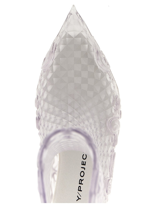 Melissa Court Clear Ankle Boots