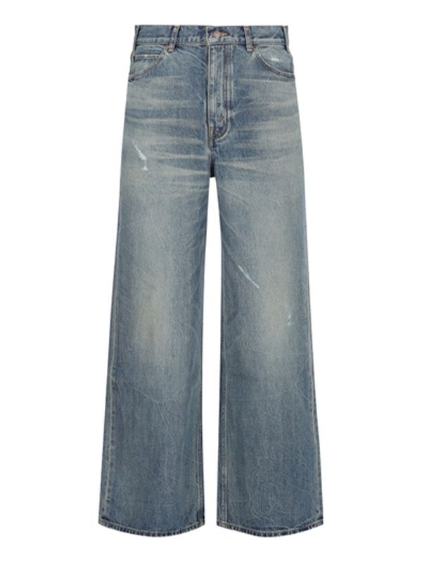 Wide Denim Pants