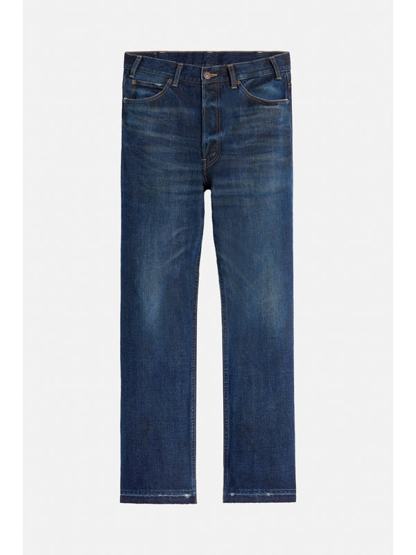 Indigo Wash Cotton Denim Pants