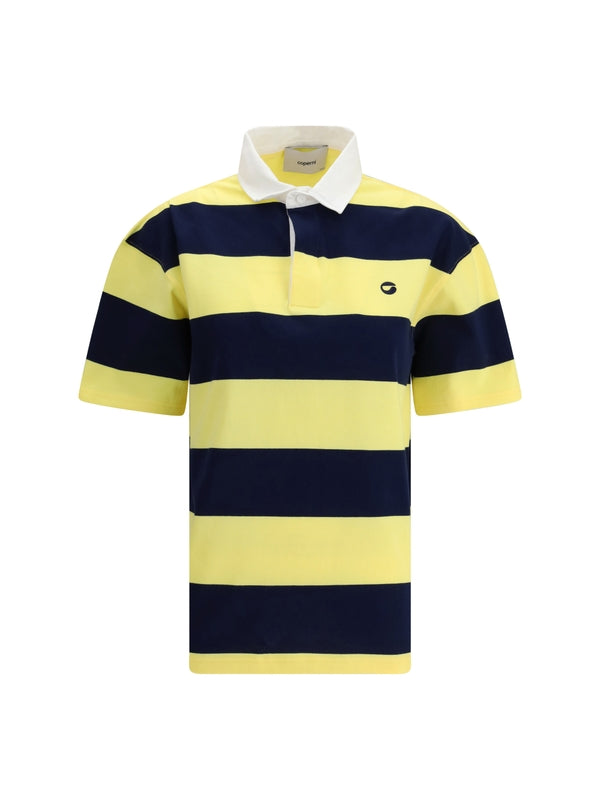 Logo Stripe Polo Shirt