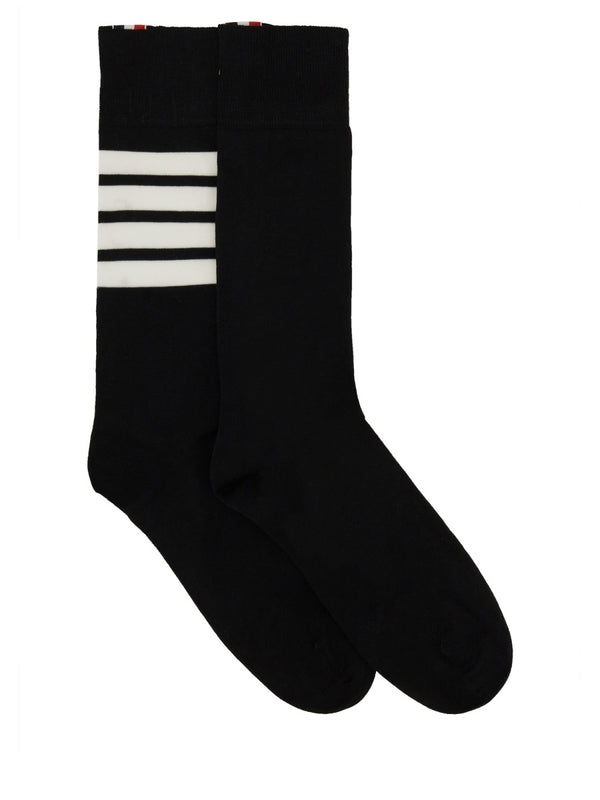 4-Bar Logo Tab Socks