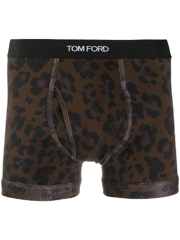 Leopard Logo Band Boxer
  Briefs