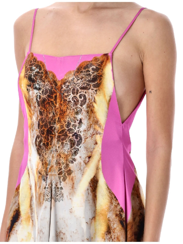 Y/PROJECT - Lace Printed Slip Dress - Jente