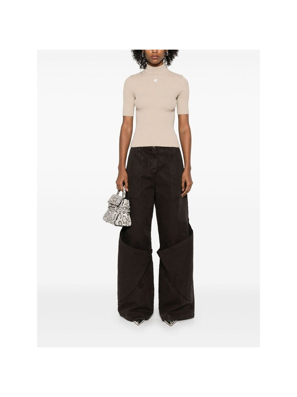 レディションロゴリブハイネック
半袖ニット