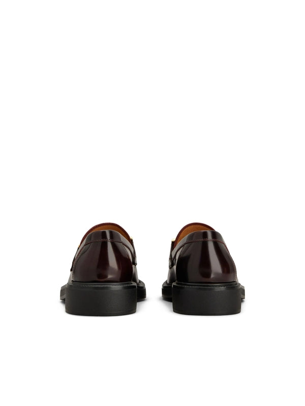 Tod'S Burgundy Loafers