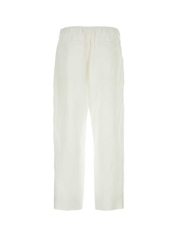 Waistband Linen Pants