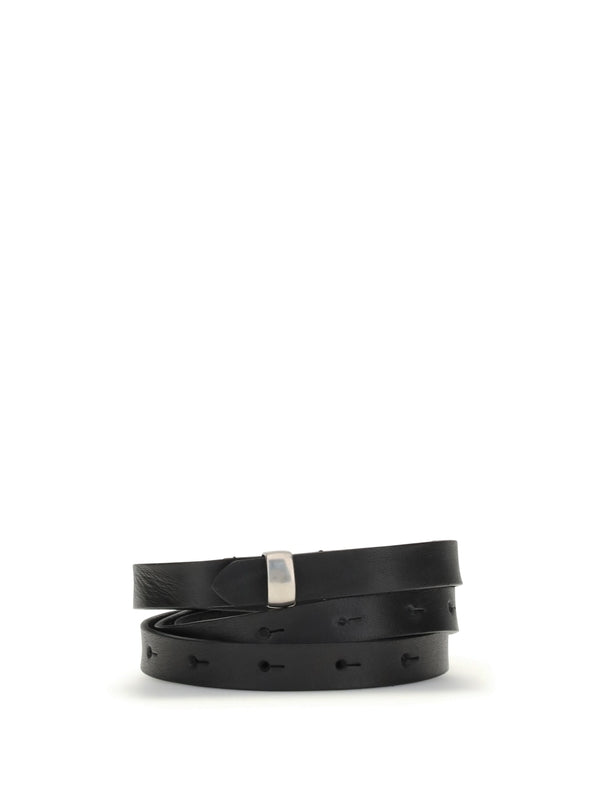 Undercover Black Leather Belts