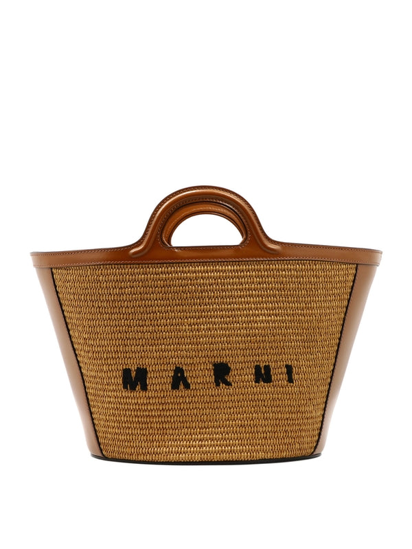 Tropicalia Raffia Small Tote Bag