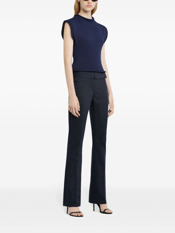 Chest Logo Sleeveless Knit