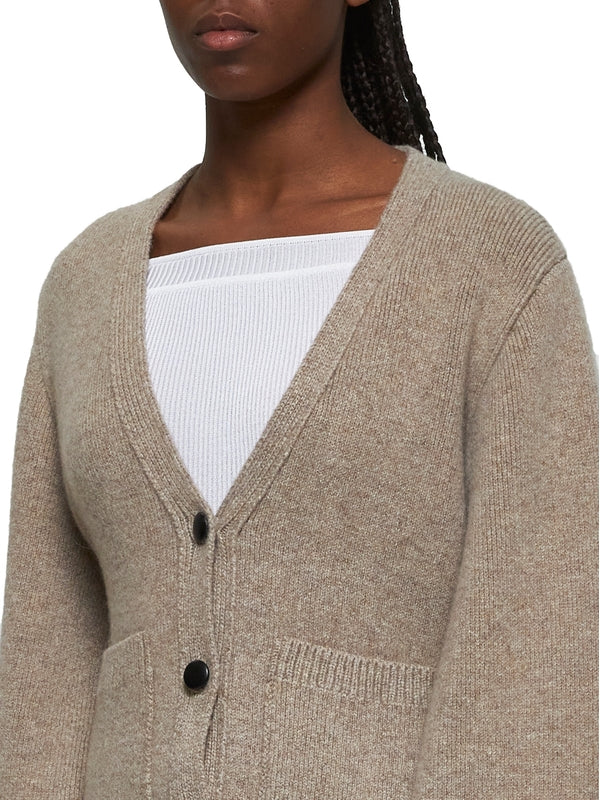 V-neck Cashmere Cardigan