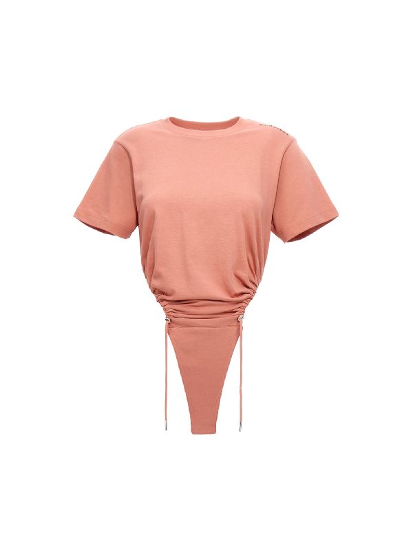 Cutout Ruched Bodysuit