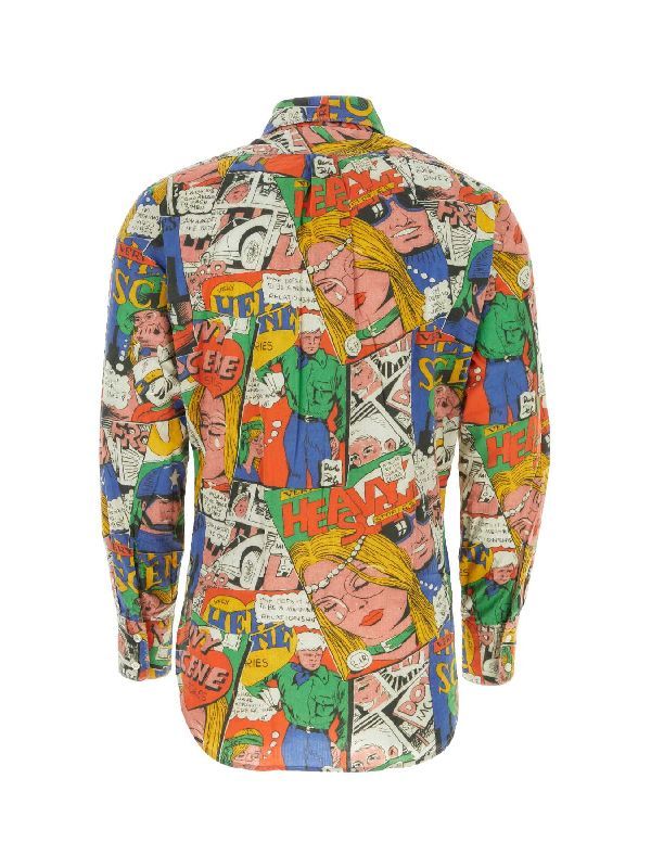 All-Over Comic Print Shirt