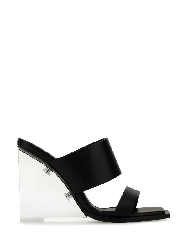 SANDALS 746240WIDQ0 1000 Black Wedge Sandals