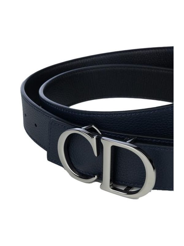 CD Icon Logo Leather Belt