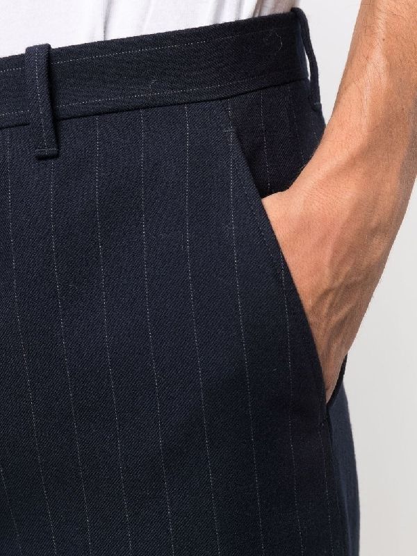 Pinstripe Wool Pants