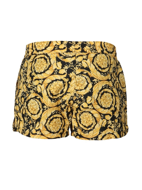 Pattern Printed Swim Shorts