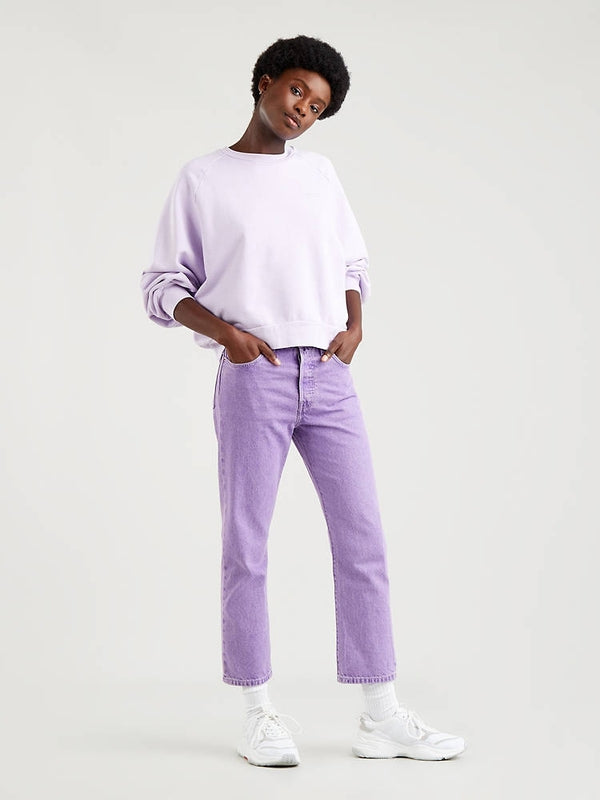 Levi'S Purple Denim Pants