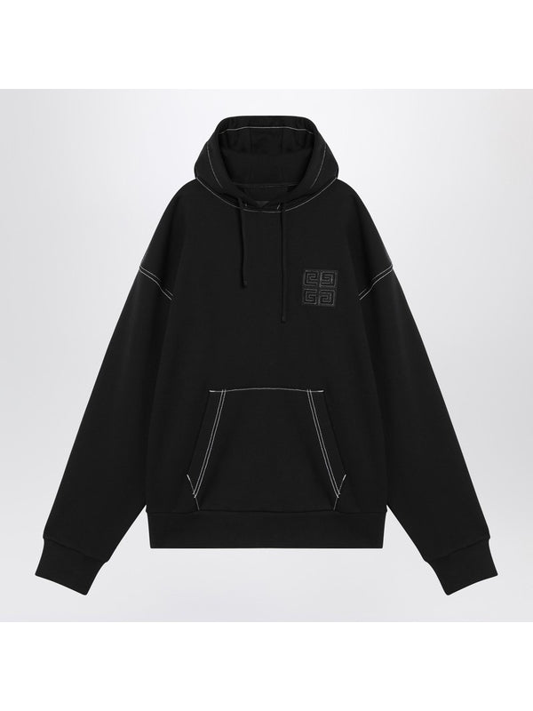 4g Appliqué Cotton Hoodie