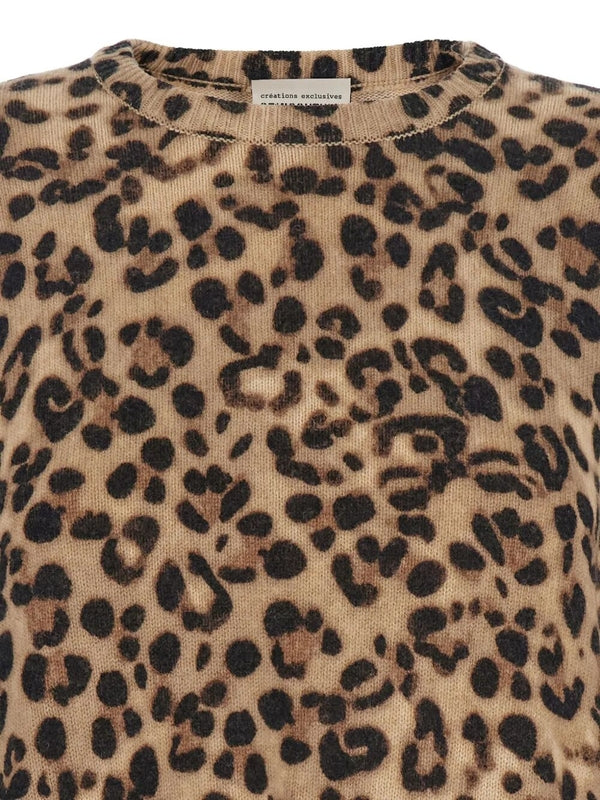 Semi-Couture Leopard Brown Knit
