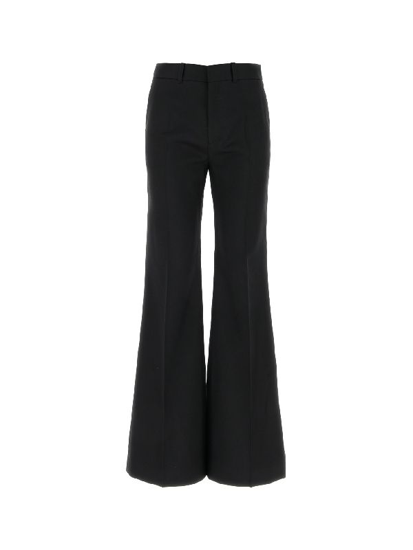 Wool Silk Tailored Pants