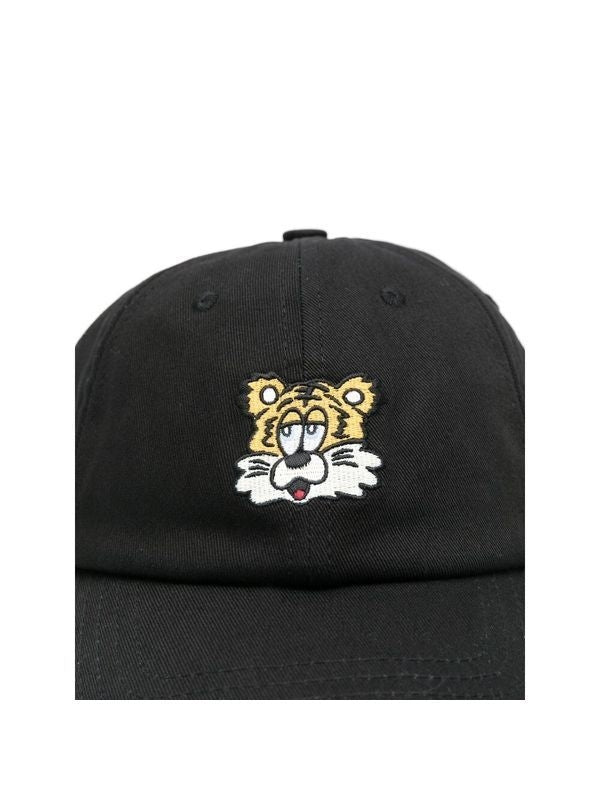 Tiger Logo Embroidered Cotton Ball Cap
