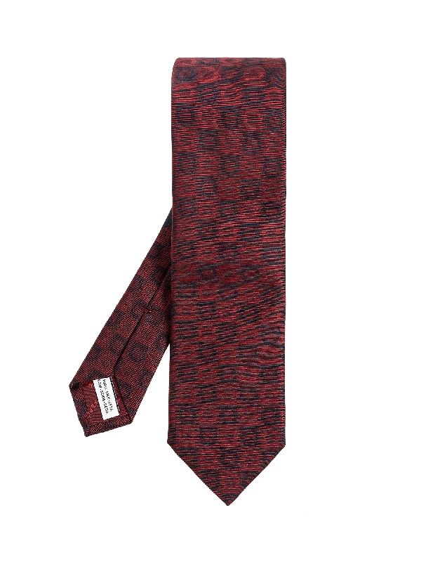 Gancini
  Jacquard Silk Tie