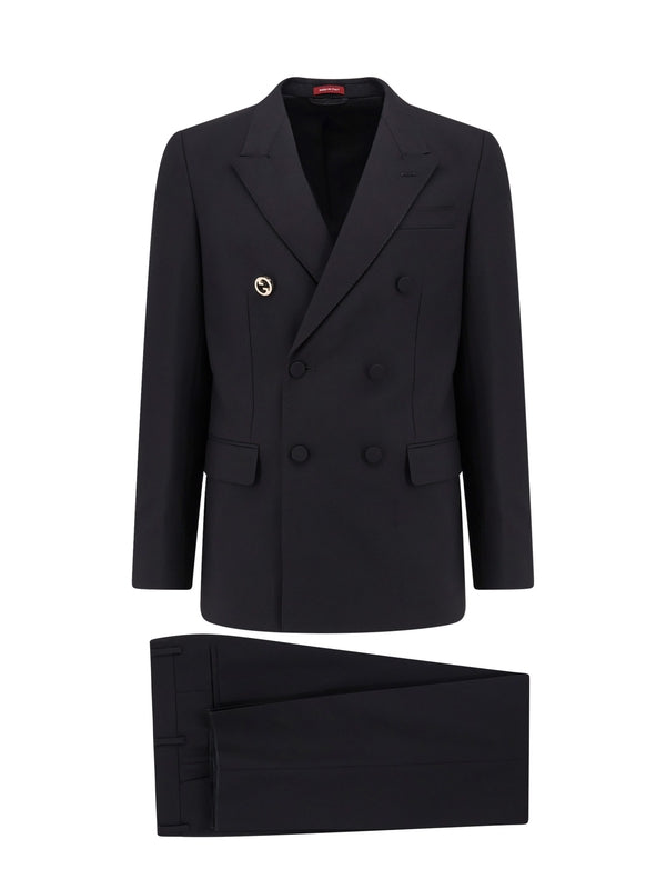 Interlocking G Wool Double Suit