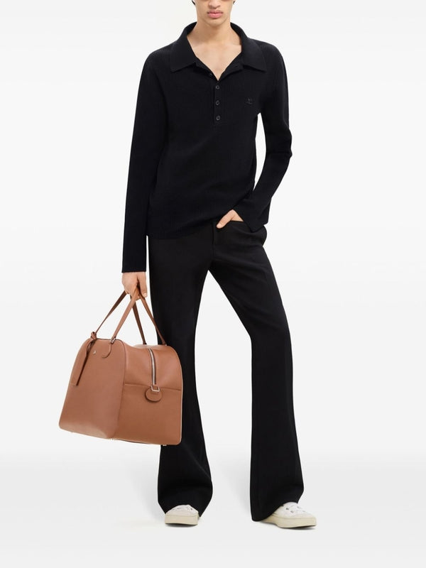 徽标贴片罗纹 Polo 衫