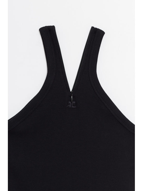 Courrèges Black Sleeveless