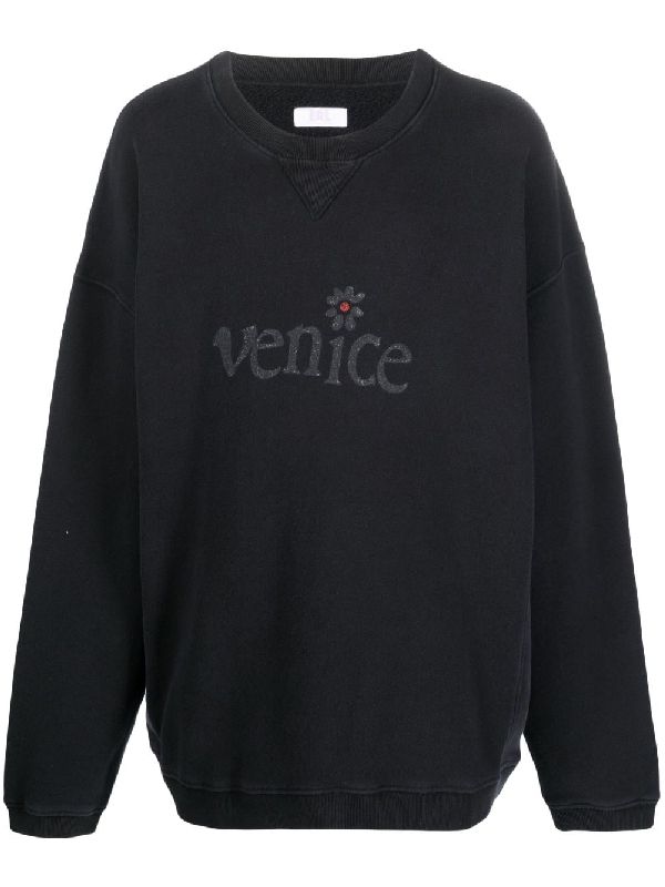 Venice Print Crewneck Sweatshirt