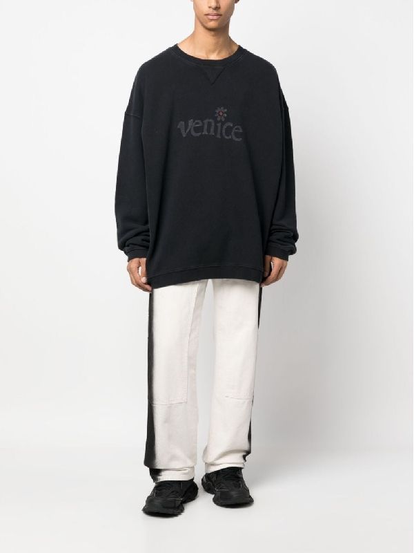 Venice Print Crewneck Sweatshirt