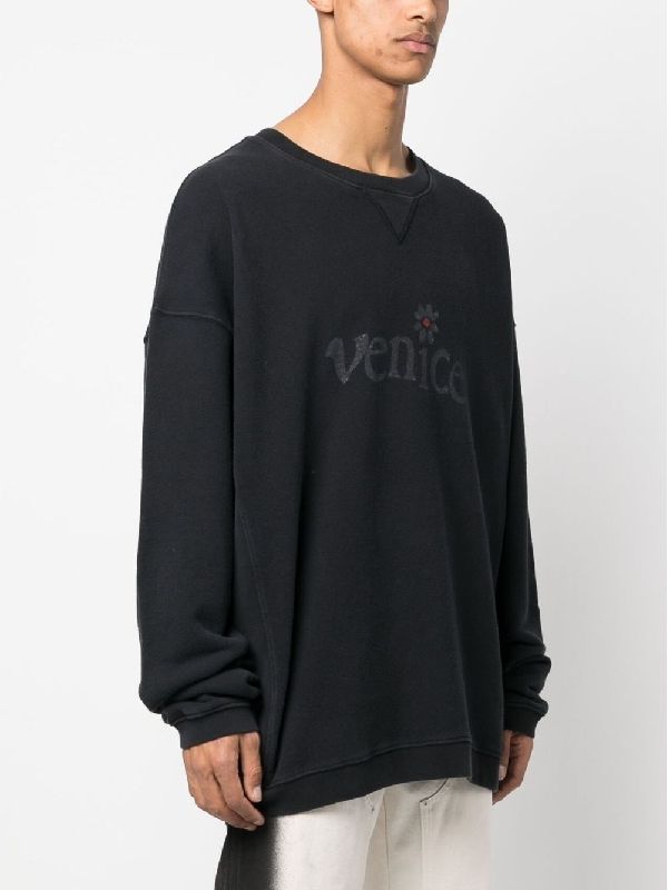 Venice Print Crewneck Sweatshirt