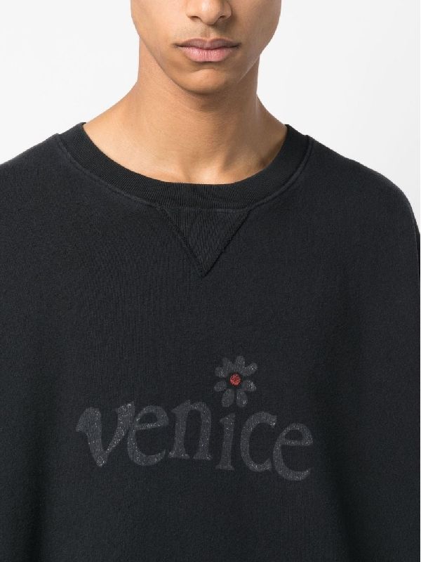 Venice Print Crewneck Sweatshirt