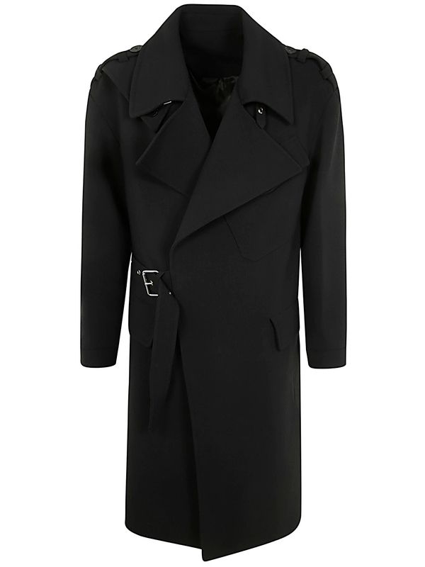 Belt Double Wool Blend Coat