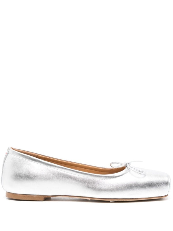 Ady Silver Flat Shoes
