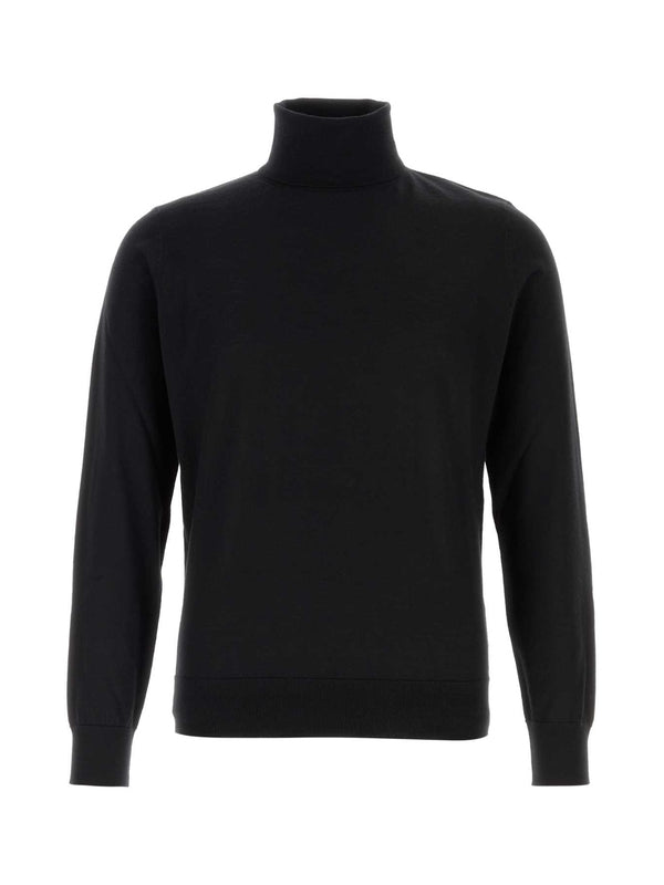 Z Zegna Black Knitted
